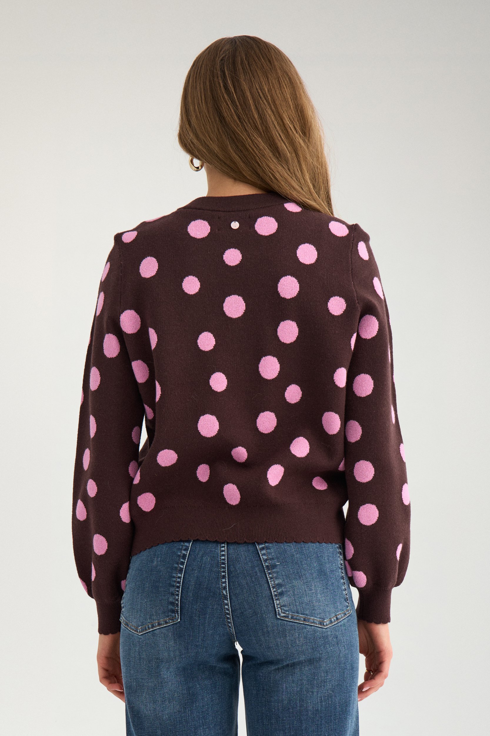 707491_5034_3 Nümph Numilas Pullover Chocolate Plum