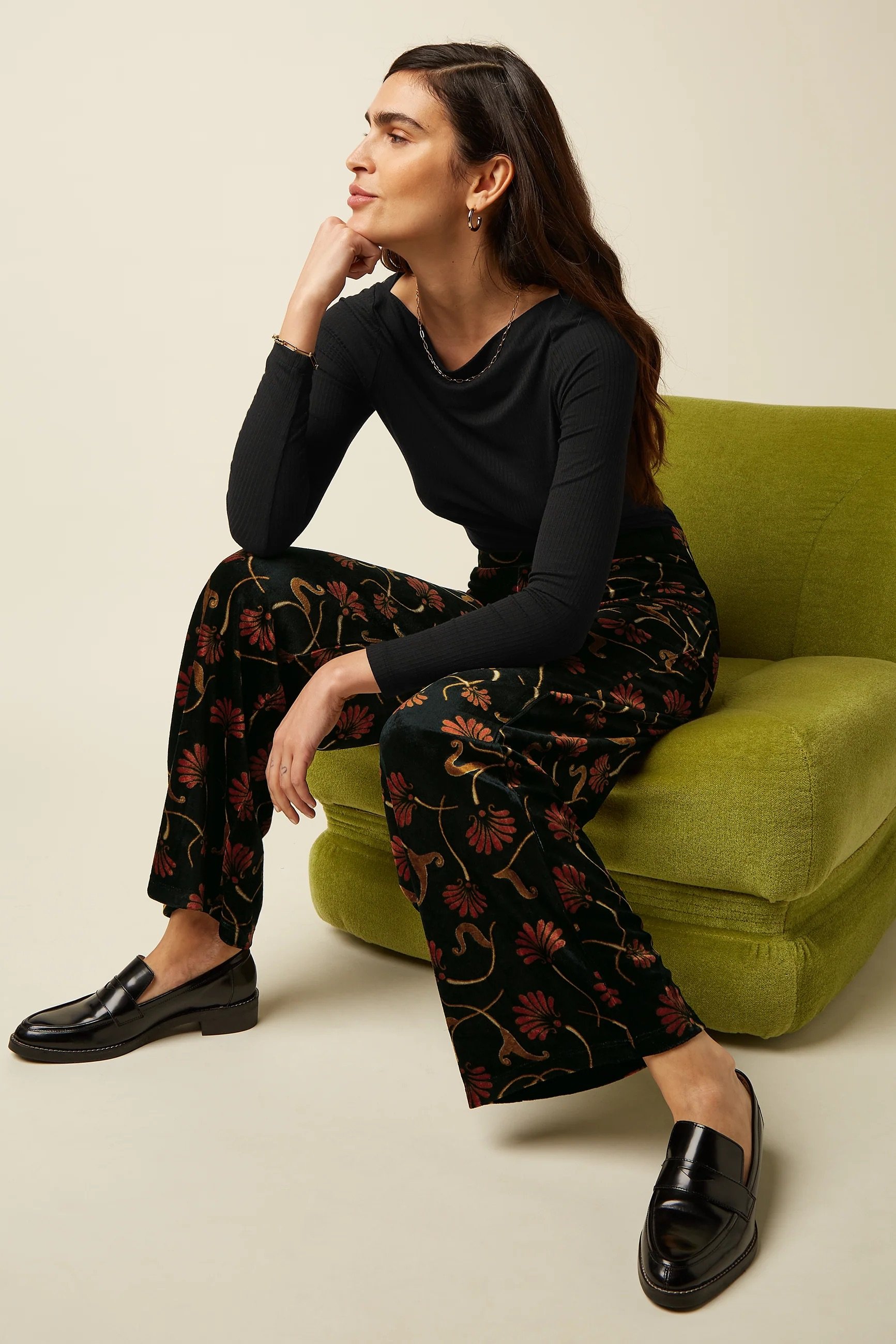10943001_1 King Louie Sara Pants Marconi Black