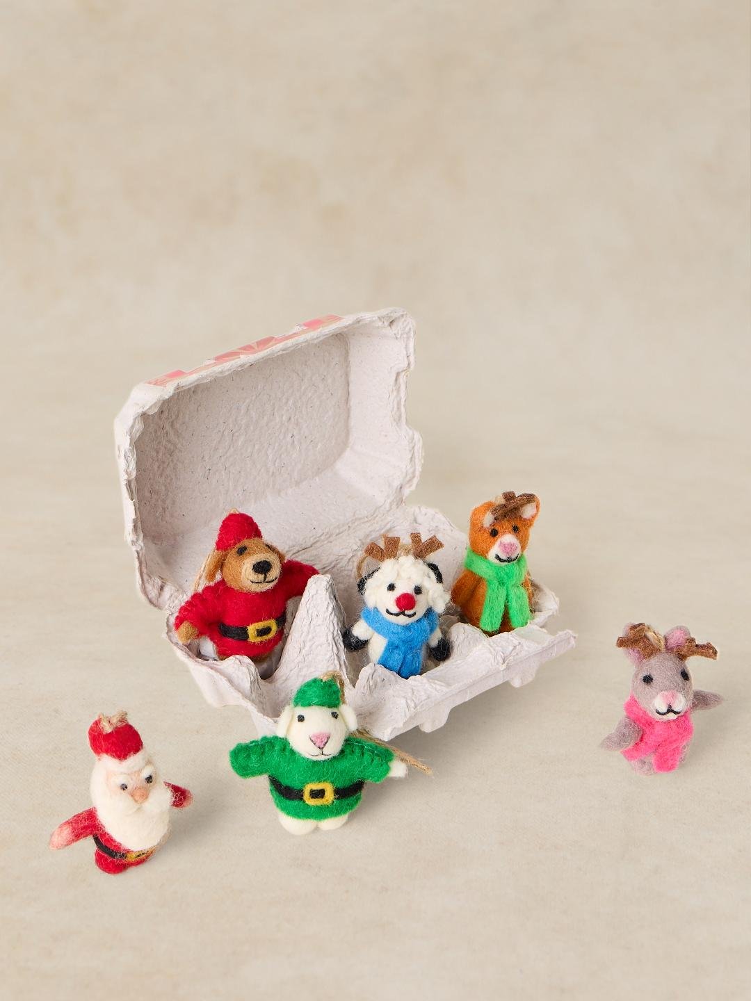 447614-RED_MLT-FF White Stuff Santa And Friends Egg Box Red Mlt