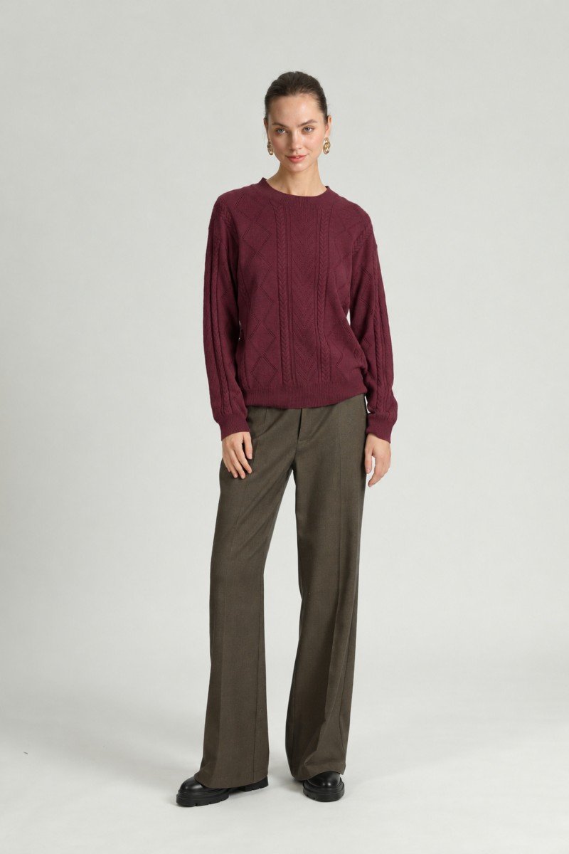 kris-pull-laine-cachemire-s26203057_1 See U Soon Kris Knit Burgundy