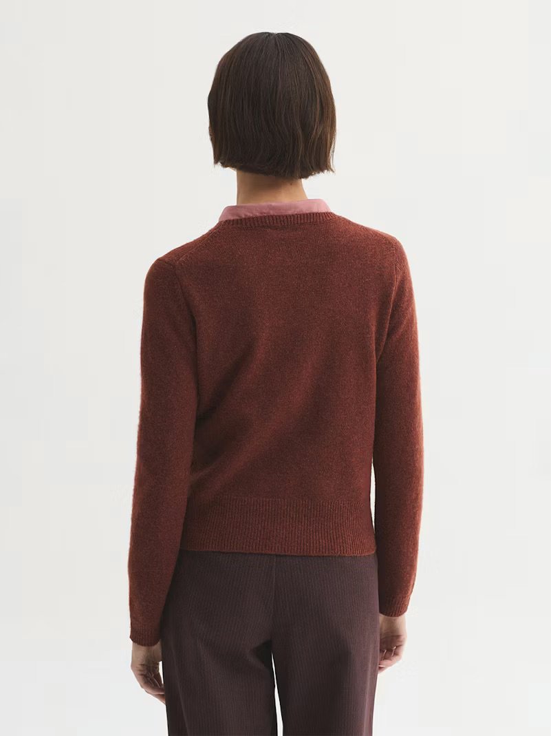 Jersey_de_lana_flores_bordadas_WKX022_332_4_28092026132259 Nice Things Wool sweater with embroidered flowers Chestnut