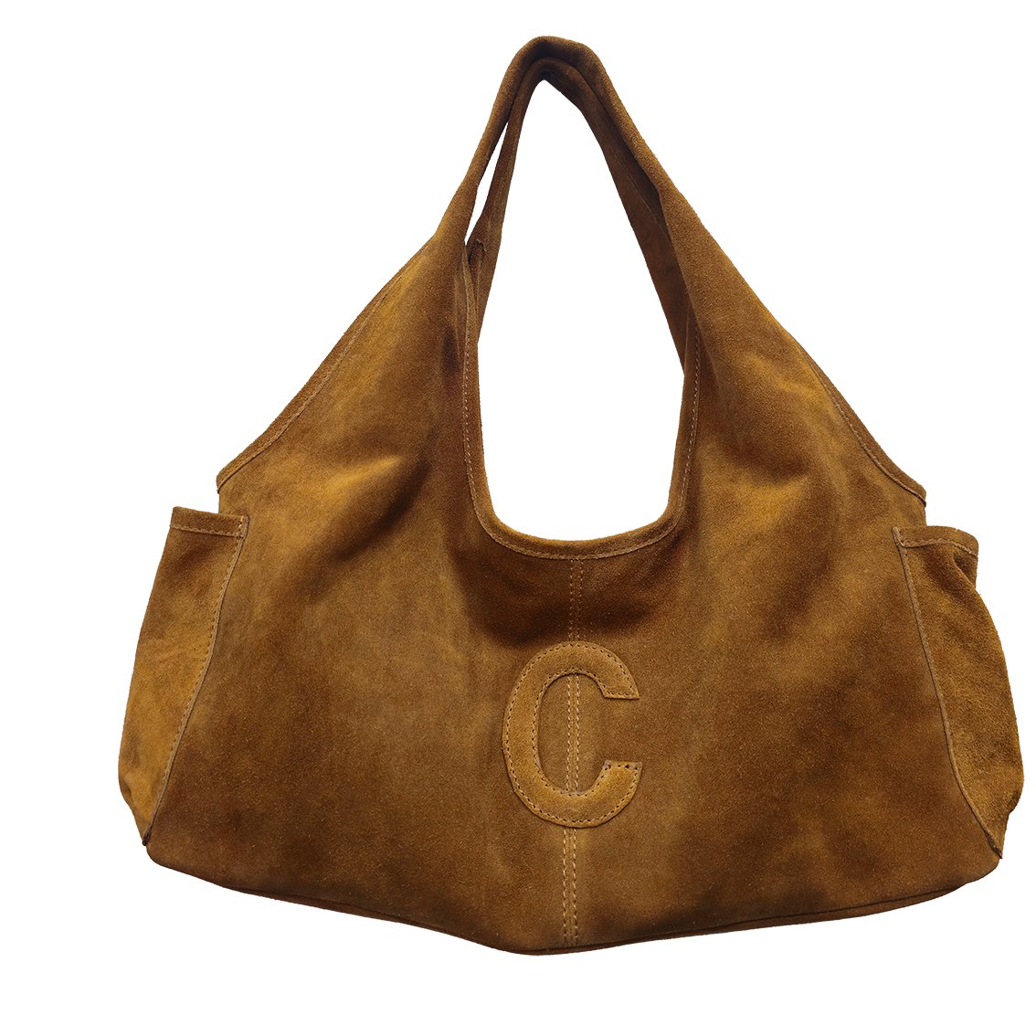 202640_29_1 Chabo Suede Sophie Mini Shopper Light Cognac