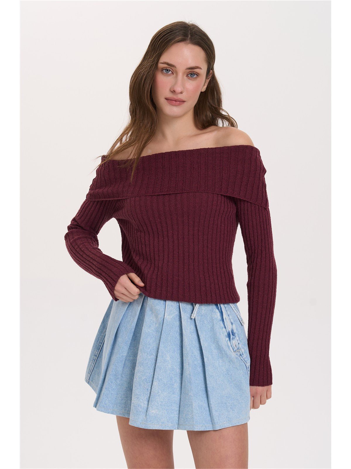 41411b_bor_1 24 Colours Pullover Bordeaux