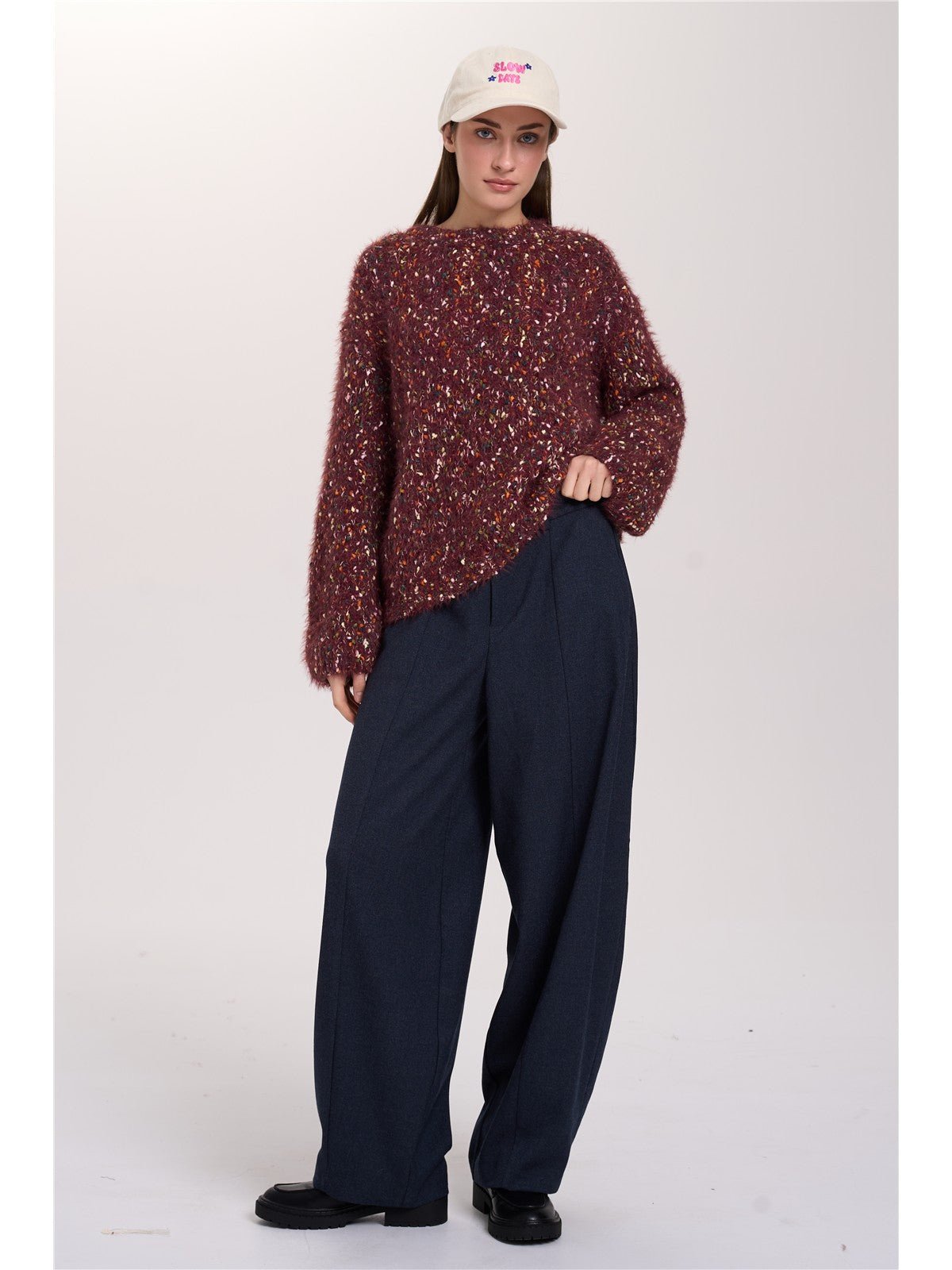 41452b_bor_3 24 Colours Pullover Bordeaux