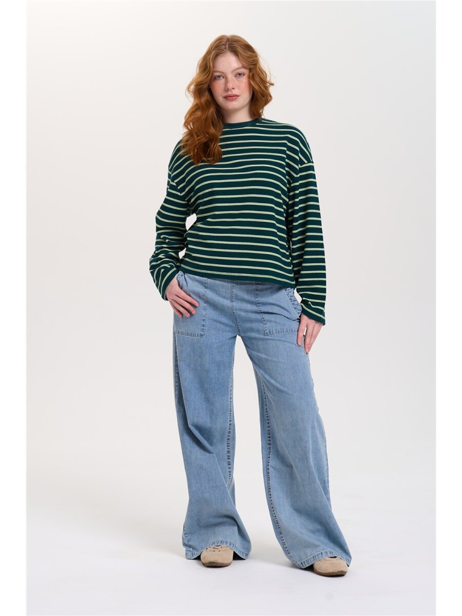 50860b_gr_1 24 Colours Sweatshirt Green