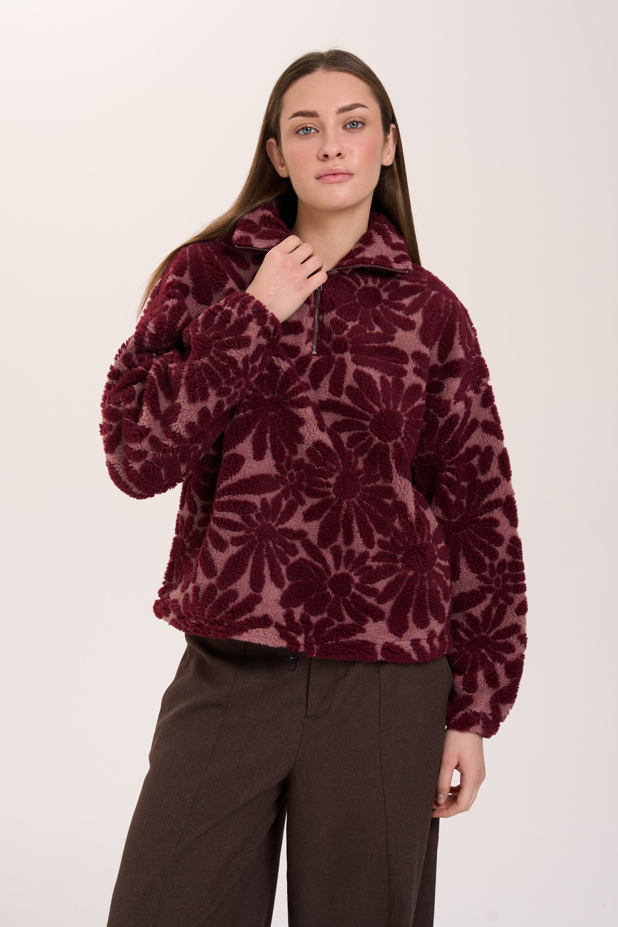 50867b_bor_1 24 Colours Sweatshirt Bordeaux