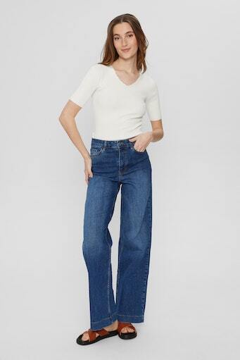 Nümph NUPARIS JEANS LONG  MED BLUE