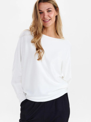 NÜMPH NUDAYA PULLOVER Cloud Dancer