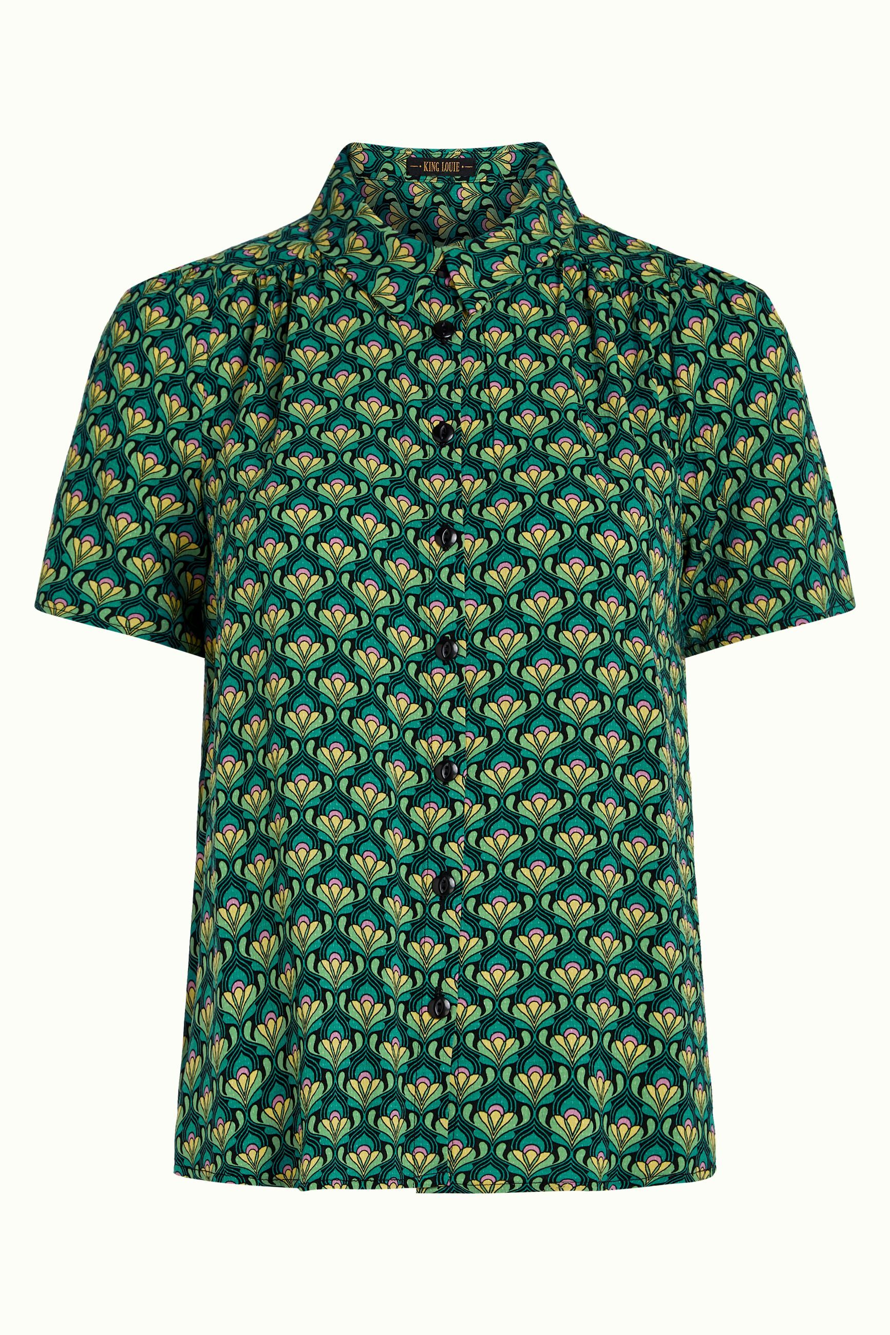 King Louie Maisie Blouse Toulouse Dobby