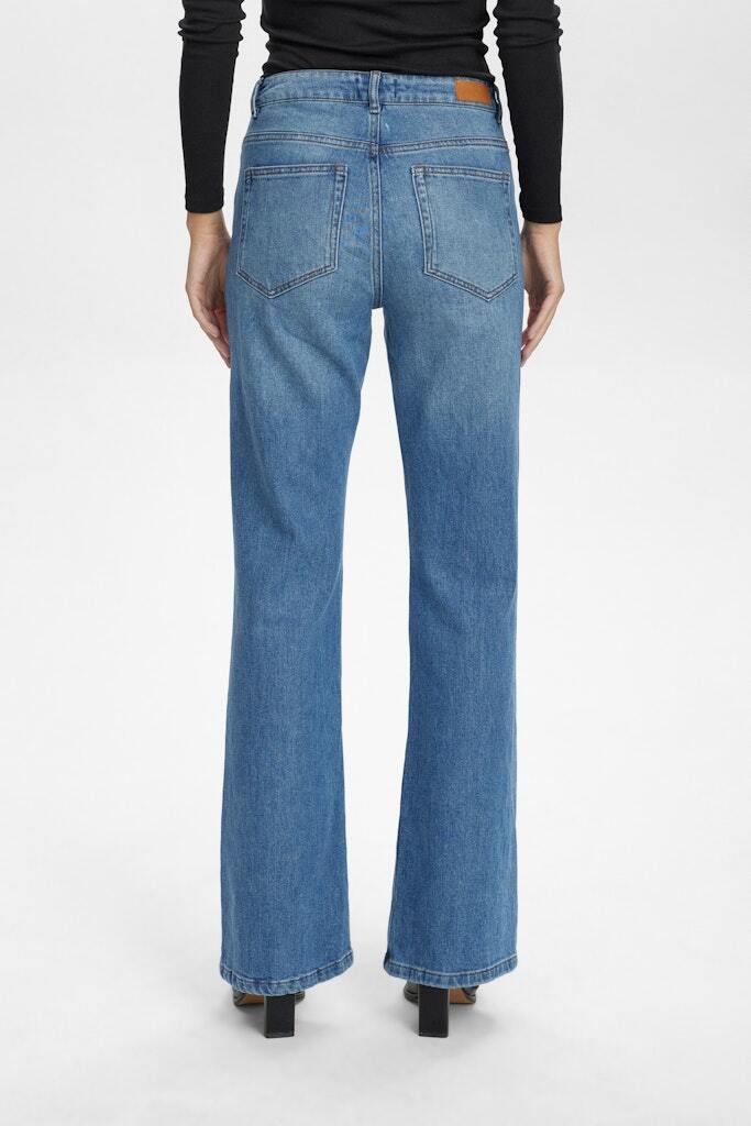 Nümph NULONDON JEANS LONG Med. Blue Washed Denim