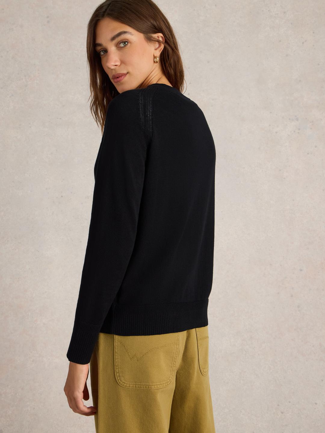 439667-PURE_BLK-MB White Stuff LULU CARDI PURE BLK