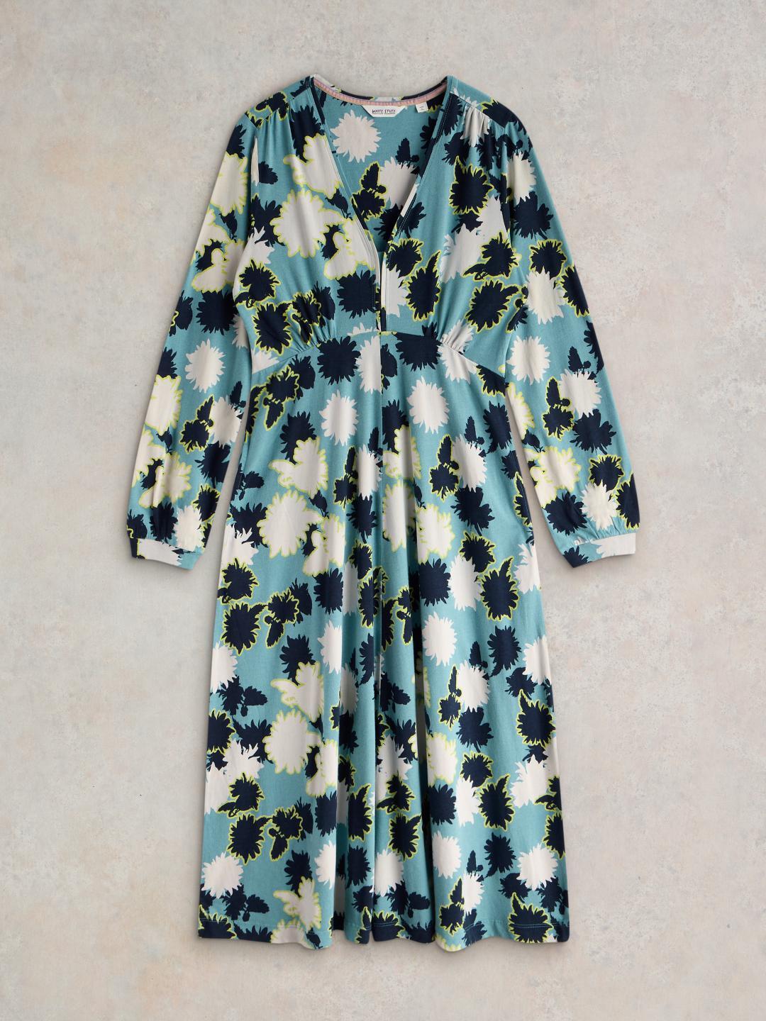 White Stuff MEGAN JERSEY DRESS BLUE PR
