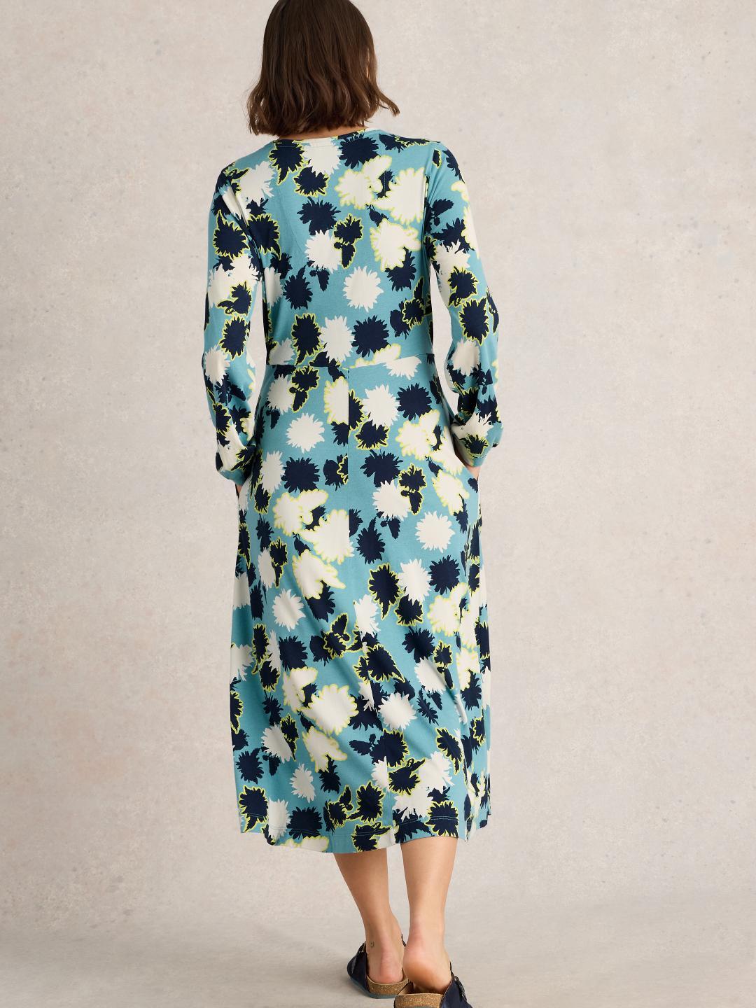 White Stuff MEGAN JERSEY DRESS BLUE PR