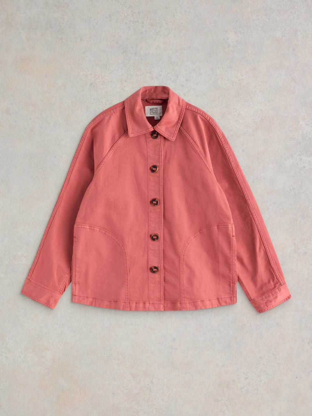 White Stuff EDEN DENIM JACKET MID RED