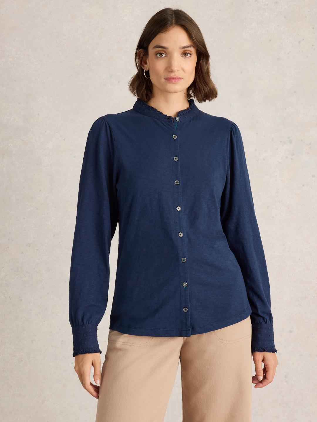 White Stuff JESSICA SHIRT DARK NAVY