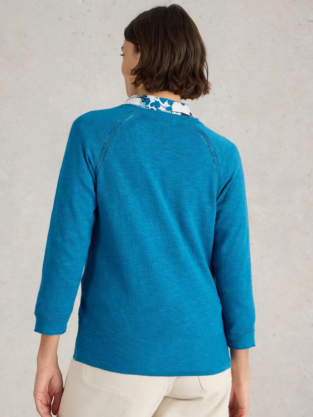 White Stuff NARIA CARDI BRT BLUE