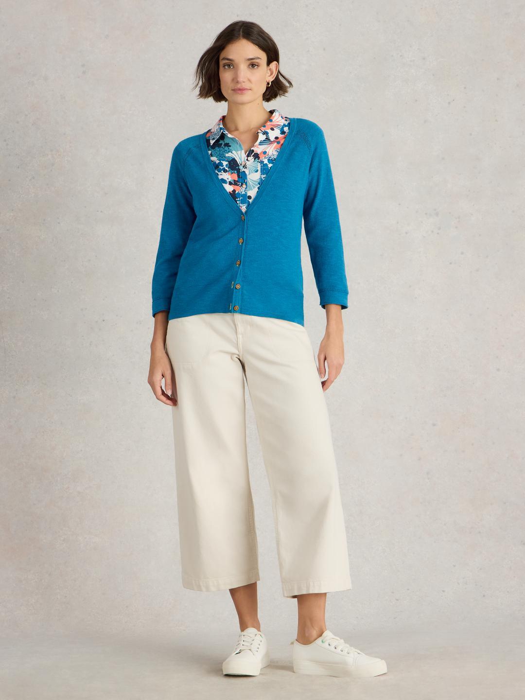 White Stuff NARIA CARDI BRT BLUE