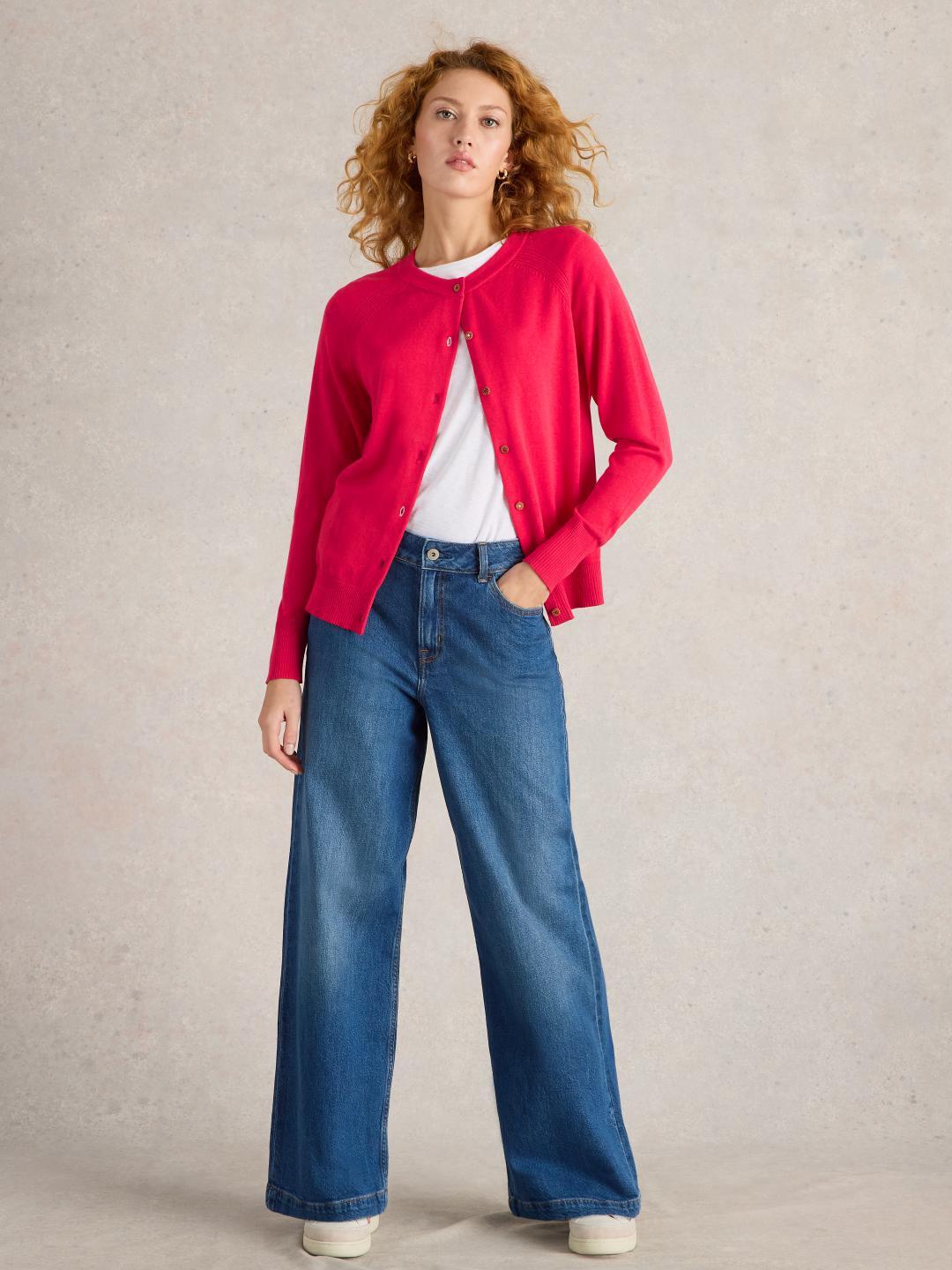 443069-BRT_PINK-MF White Stuff LULU CARDI BRT PINK