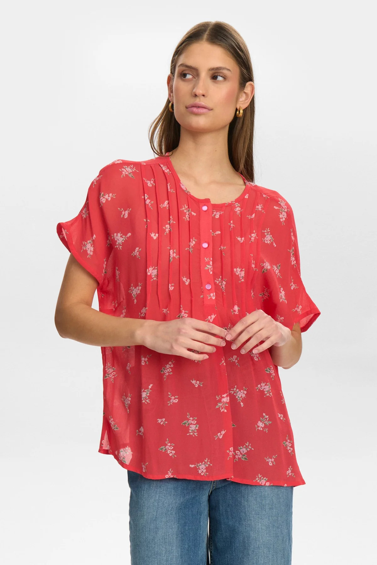 Nümph NUFELICITY BLOUSE Geranium