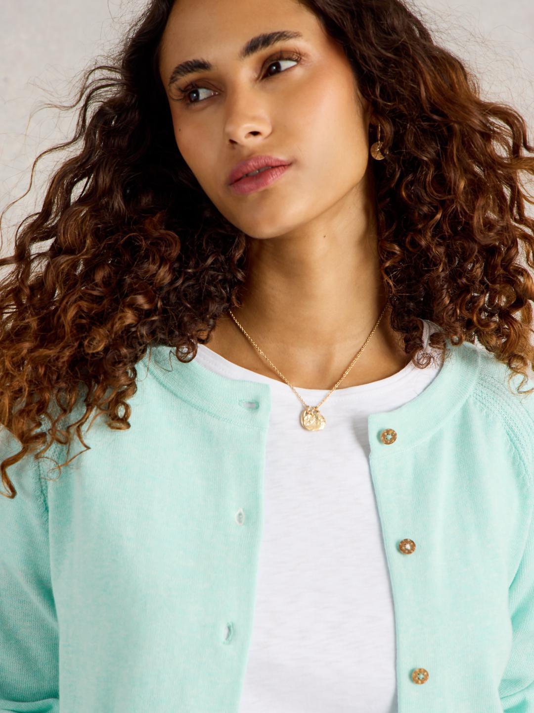 White Stuff LULU CARDI LGT BLUE