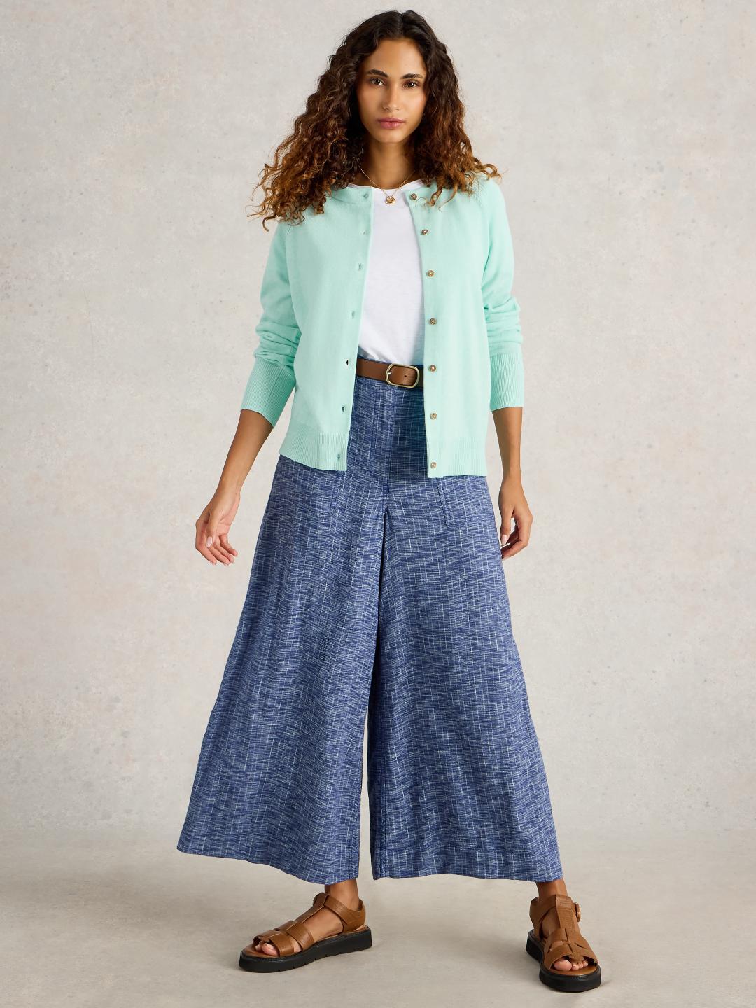 White Stuff LULU CARDI LGT BLUE