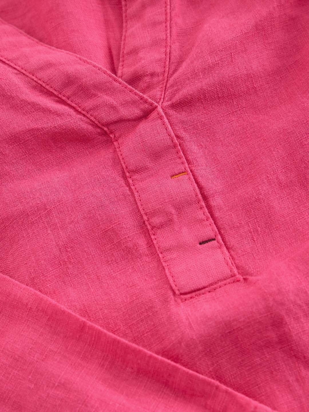 White Stuff BLAKE LINEN TUNIC BRT PINK