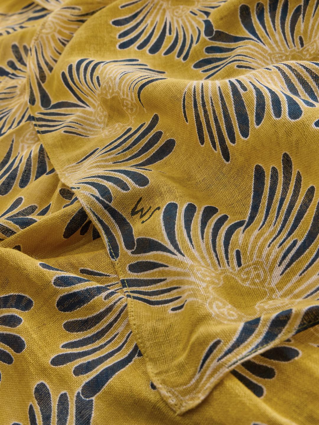 White Stuff SUNDANCE FLORAL PRINTED SCARF YELLOW MLT