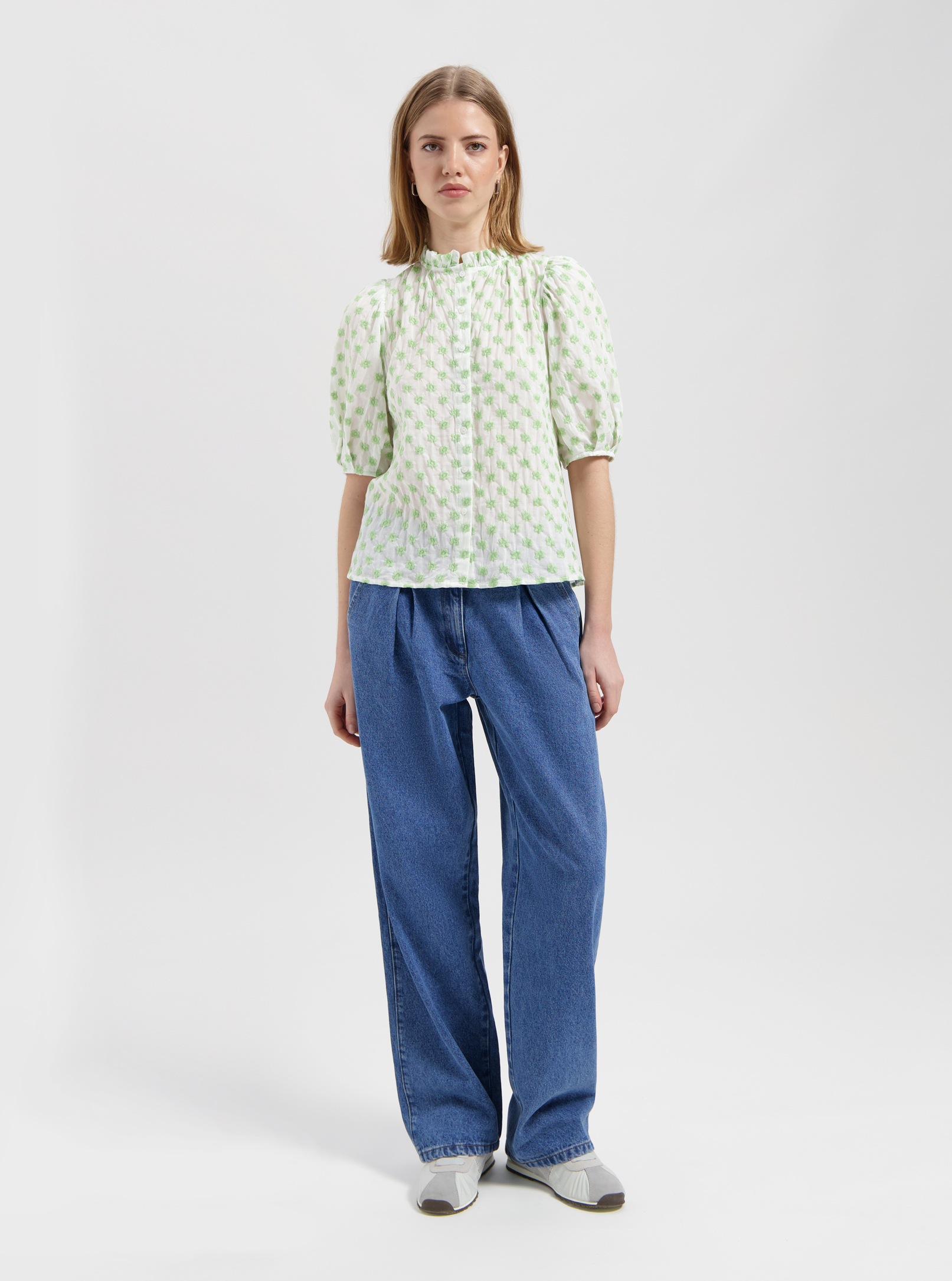 Nous Sommes Labels Farie Top Light Green