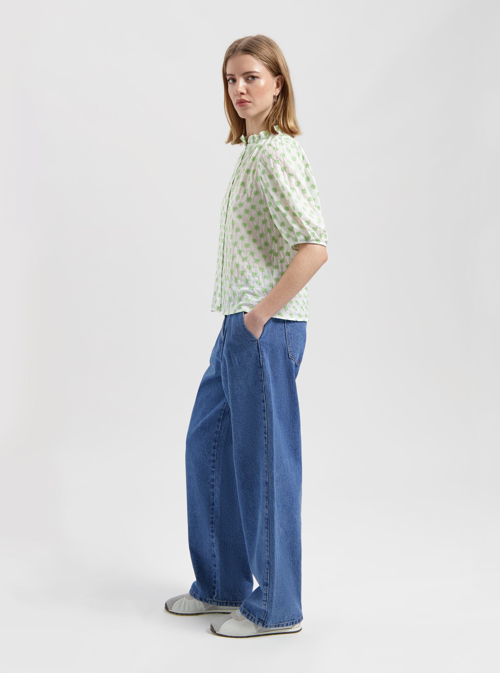 Nous Sommes Labels Farie Top Light Green