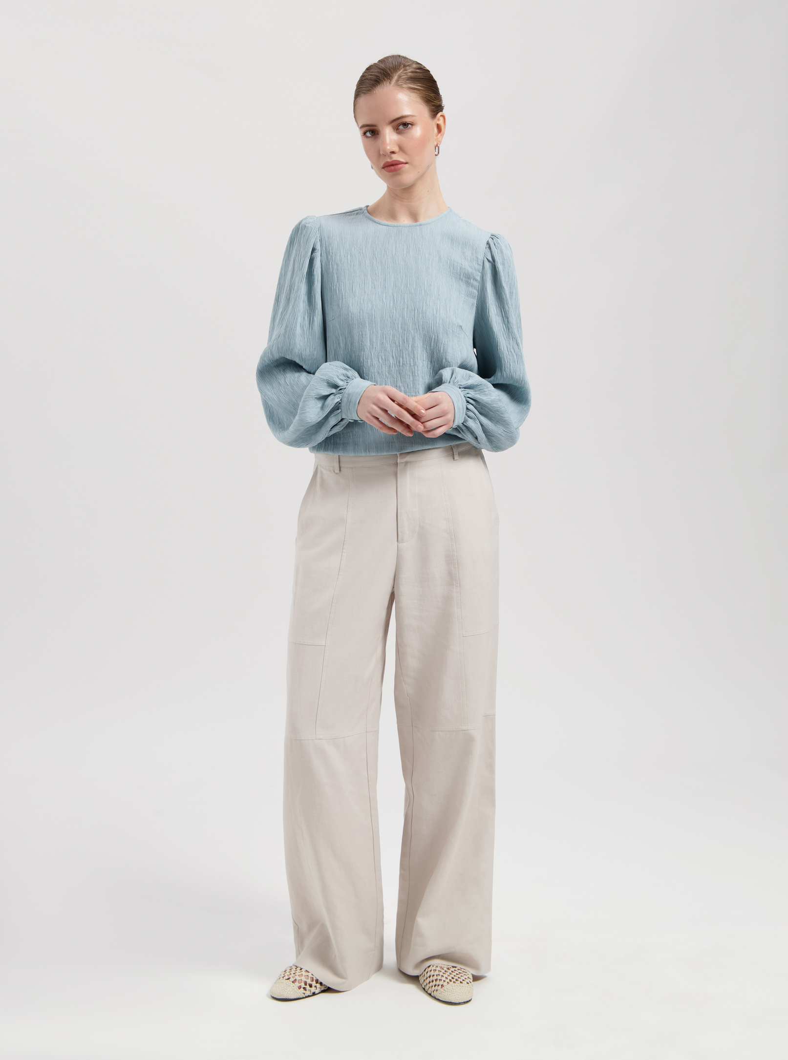 Nous Sommes Labels Lydie Top Light Blue
