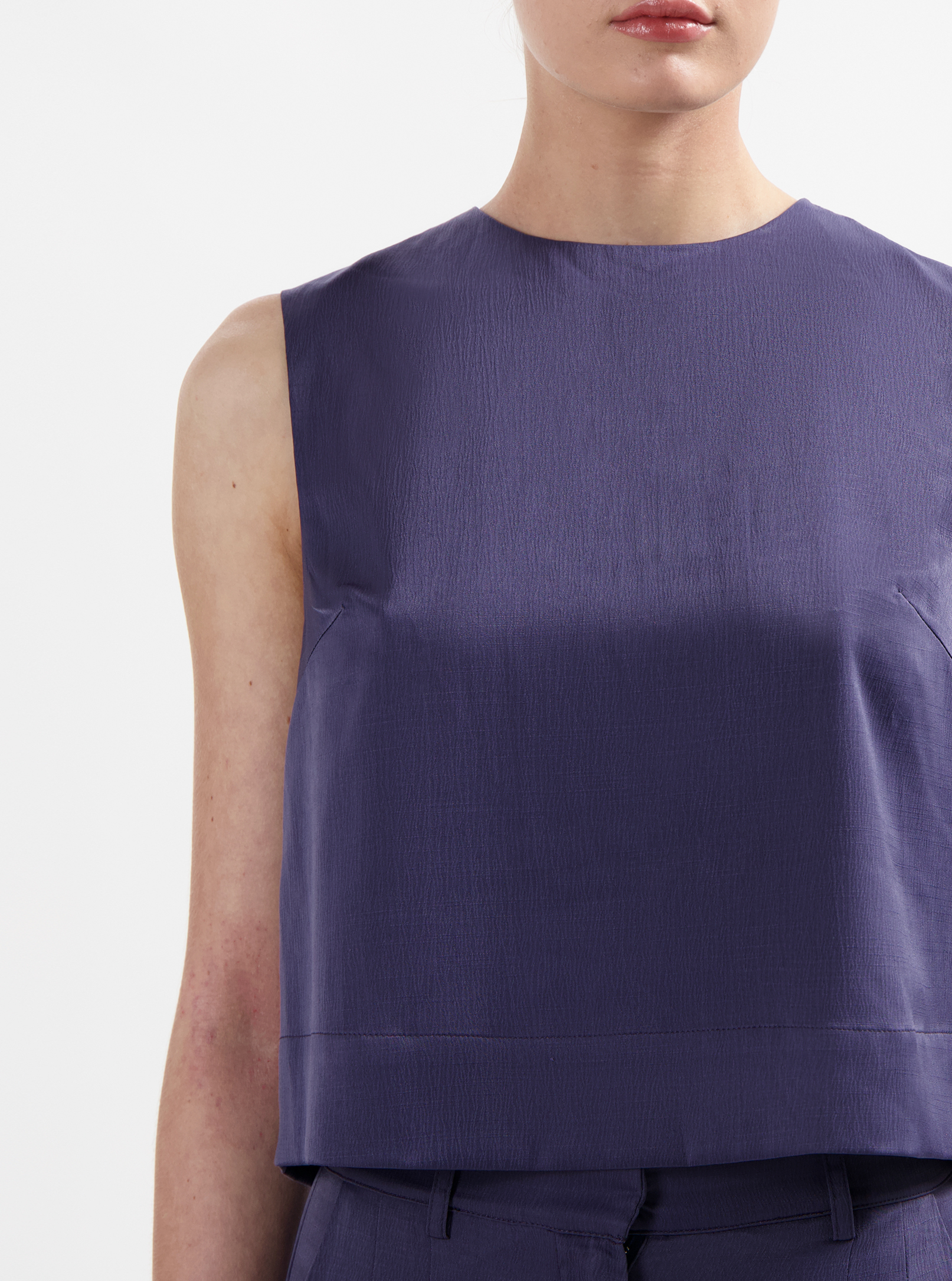 Nous Sommes Labels Mira SL Top Dark Purple
