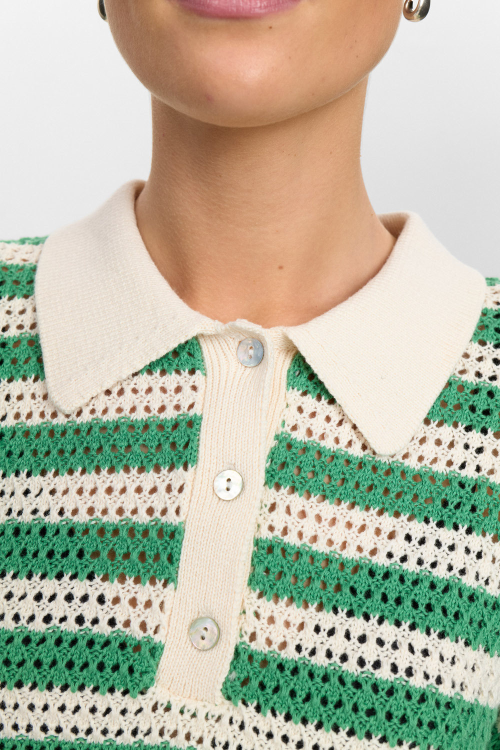 Nümph NUVILLIA SS PULLOVER  Green Spruce