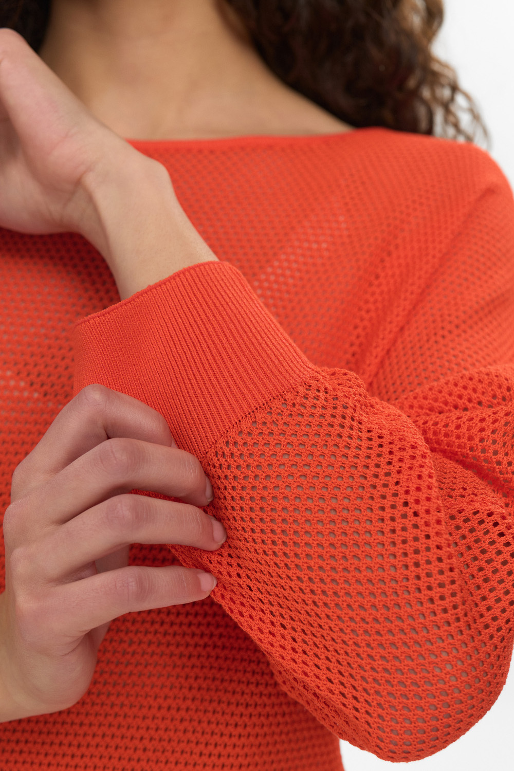 Nümph NUMONIS DAYA PULLOVER Cherry Tomato