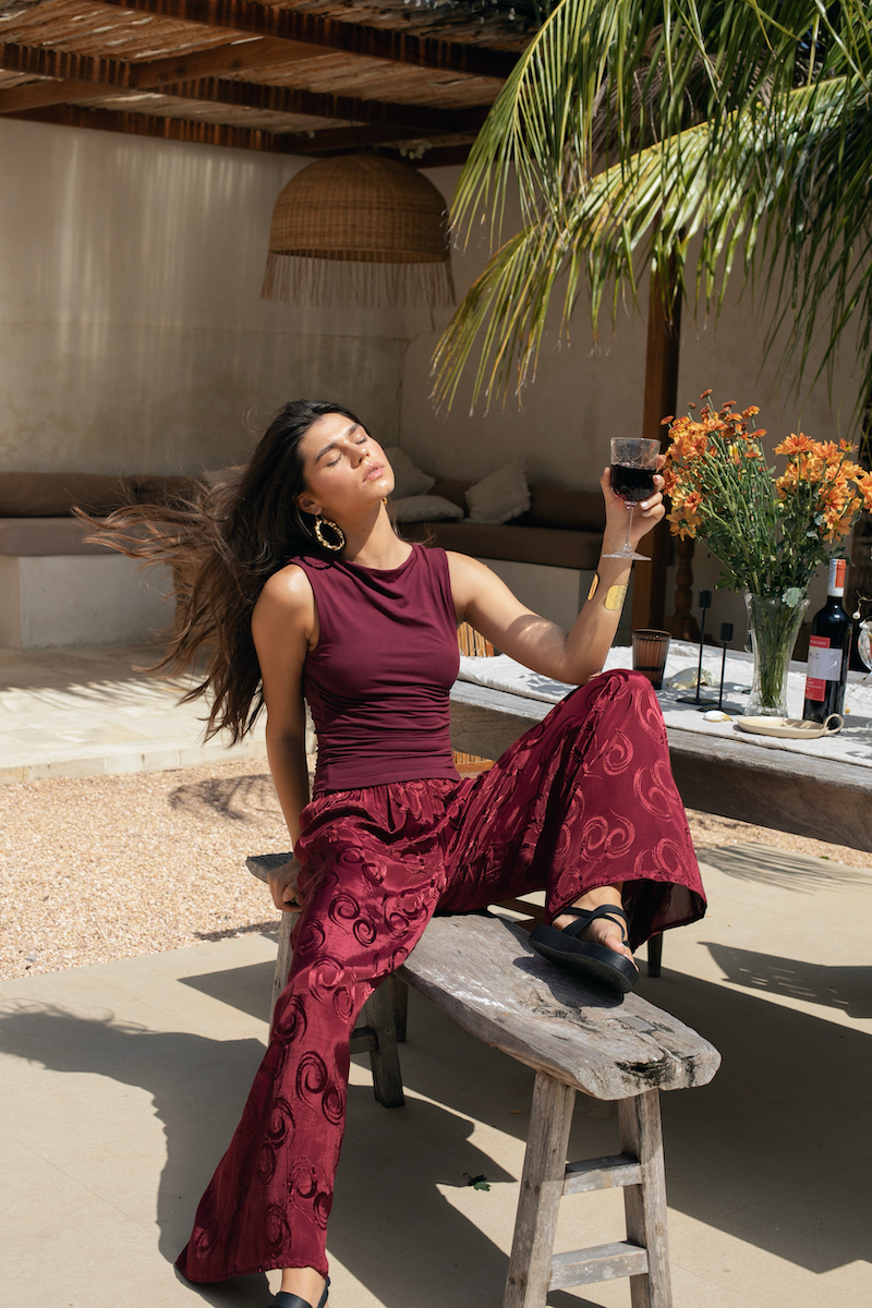 Berawa Elsa Pants Sangria