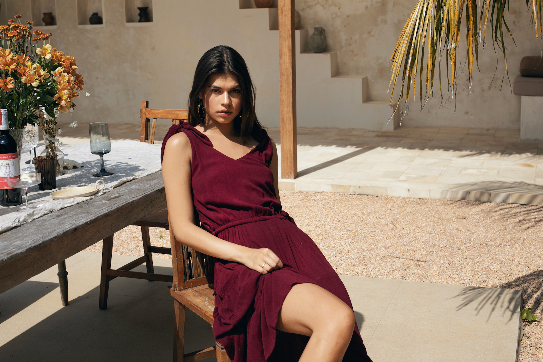 Berawa Lalisa Dress Wine