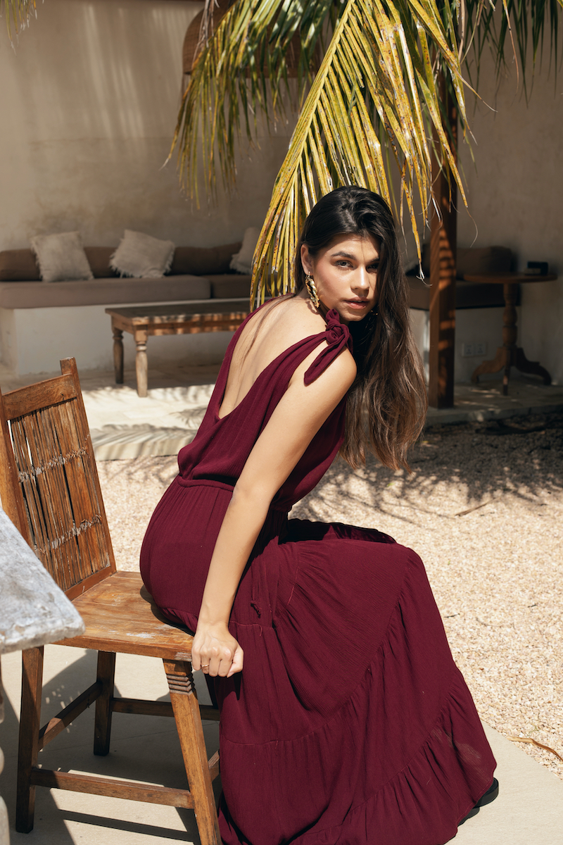 Berawa Lalisa Dress Wine
