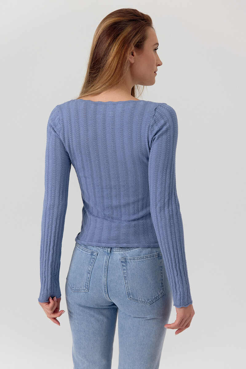 Artlove PULL AURORE DENIM-BLUE