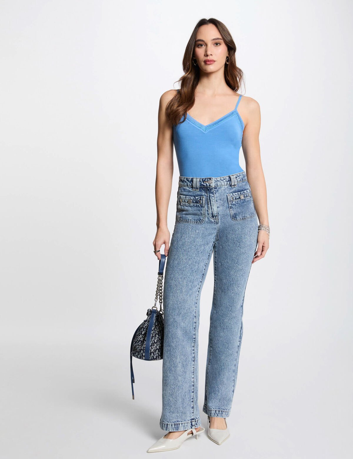 debardeur-bretelles-fines-bande-dentelle-bleu-femme-vue5-32536300763600300 Morgan De Toi 192-BARBA.N BLUE
