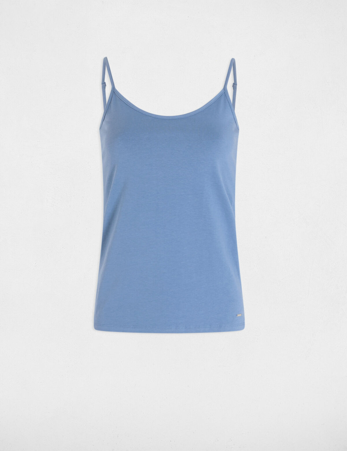 debardeur-bretelles-fines-bleu-gris-femme-vue3-32536300999311010 Morgan De Toi 242-BASIC BLUE